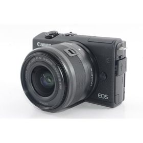 【中古】【外観並級】Canon ミラーレス一眼カメラ EOS M200 標準ズームキット ブラック EOSM200BK-1545ISSTMLK