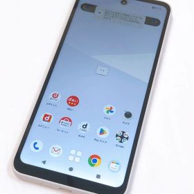 【3590】★新品同様★ シャープ AQUOS wish5 SH-52F 64GB スミ ネットワーク利用制限無し SIMロック無し アンドロイド スマートフォン 白ロム