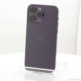 〔中古〕Apple(アップル) iPhone14 Pro Max 1TB ディープパープル MQ9N3J／A SIMフリー〔198-ud〕