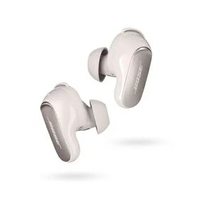 【中古】 Bose QuietComfort Ultra Earbuds 完全ワイヤレス ノイズキャンセリングイヤホン 空間オーディオ Bluetooth接続 マイク付 最大6時間再生 急速充電 ホワイトスモーク