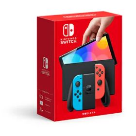 【年始セール】【北海道・沖縄を除く】送料無料 新品・Nintendo Switch(有機ELモデル) Joy-Con(L) ネオンブルー/(R) ネオンレッド発売日2021/10/08