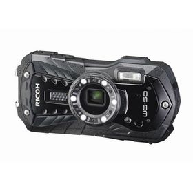 RICOH 防水デジタルカメラ RICOH WG-50 ブラック 防水14m耐ショック1.6m耐寒-10度 RICOH WG-50 BK 0