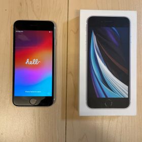 Apple iPhone SE (第2世代) ホワイト 本体 純正ステッカー付き
