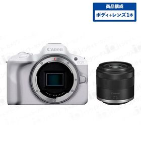キヤノン EOS R50 ボディ ホワイト + 広角ズームレンズセット RF-S14-30mm F4-6.3 IS STM PZ ブラック イオス ミラーレス一眼カメラ Canon