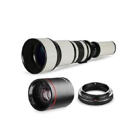 【平行輸入品】長距離650mm-2600mm f/8 望遠ズームレンズ Nikon DF、D3100、D3200、D3300、D5000、D51