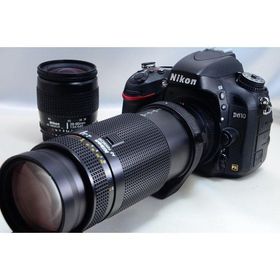 ニコン Nikon D610 標準&amp;超望遠ダブルズームセット 美品 SDカード付で<プレゼント包装承ります> <プレゼント包装承ります>