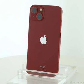 ソフマップ 〔中古品〕 iPhone13 128GB プロダクトレッド MLNF3J／A SIMフリー【377】