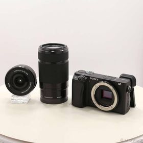 〔中古〕SONY(ソニー) α6400 ILCE-6400Y ダブルズームレンズキット ブラック〔305-ud〕
