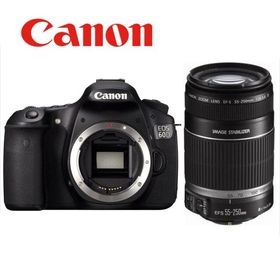 キヤノン Canon EOS 60D EF-S 55-250mm 望遠 レンズセット 手振れ補正 デジタル一眼レフ カメラ 中古