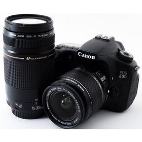 キヤノン デジタル一眼 CANON EOS 60D ダブルズーム 中古 新品SDカード付き 届いてすぐに使える お得なダブルズーム 動画撮影