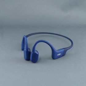 Shokz OpenRun 骨伝導イヤホン USED美品 SKZ-EP-0005 ブルー S803 IP67 防塵 防水 マイク 耳を塞がない 軽量 完動品 V2223