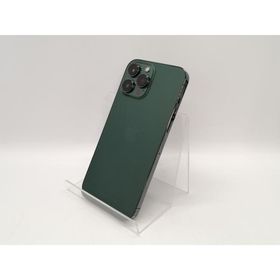 【中古】Apple docomo 【SIMフリー】 iPhone 13 Pro Max 256GB アルパイングリーン MNCV3J/A【大宮東口】保証期間１ヶ月【ランクC】