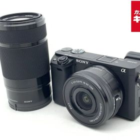 【中古】 【並品】 ソニー α6400 ダブルズームレンズキット ブラック [ILCE-6400Y B] 【ミラーレス一眼】 【6ヶ月保証】