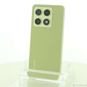 〔中古〕Xiaomi(シャオミ) Xiaomi 14T 256GB レモングリーン XIG07 au SIMフリー〔377-ud〕