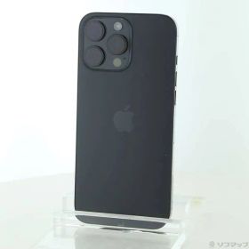 ソフマップ 〔中古品〕 iPhone16 Pro Max 256GB ブラックチタニウム MYWG3J／A SIMフリー【344】