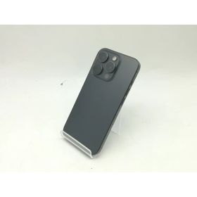 【中古】Apple 国内版 【SIMフリー】 iPhone 15 Pro 128GB ブラックチタニウム MTU73J/A【広島】保証期間1ヶ月【ランクB】