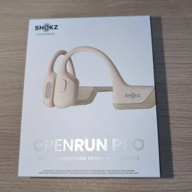 SHOKZ OPENRUN PRO 骨伝導イヤホン ベージュ