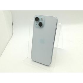 【中古】Apple 国内版 【SIMフリー】 iPhone 15 128GB ブルー MTML3J/A【ECセンター】保証期間１ヶ月【ランクB】