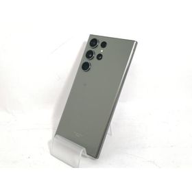 【中古】SAMSUNG au 【SIMフリー】 Galaxy S23 Ultra グリーン 12GB 256GB SCG20【新宿】保証期間１ヶ月【ランクB】