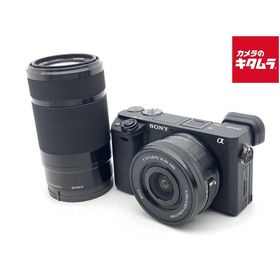 【中古】 【並品】 ソニー α6400 ダブルズームレンズキット ブラック [ILCE-6400Y B]