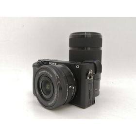 【中古】SONY α6400 ダブルズームレンズキット ILCE-6400Y ブラック【新宿2】保証期間１ヶ月【ランクA】