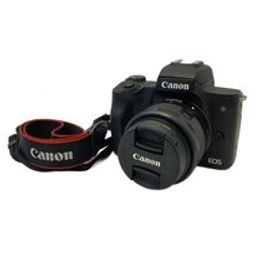 CANON◆デジタル一眼カメラ EOS Kiss M ダブルズームキット [ブラック]