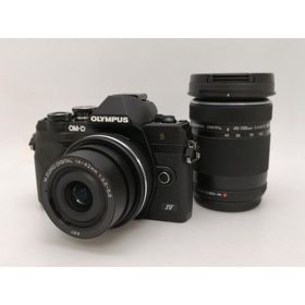 【中古】OLYMPUS OM-D E-M10 Mark IV EZダブルズームキット ブラック【新宿2】保証期間１ヶ月【ランクA】