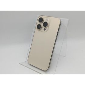 【中古】Apple docomo 【SIMフリー】 iPhone 14 Pro 256GB ゴールド MQ173J/A【中野】保証期間１ヶ月【ランクC】