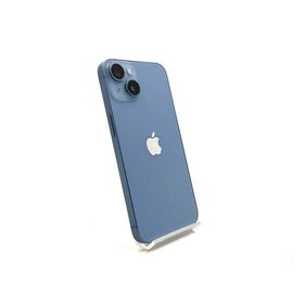 【全額返金保証】【最速発送】 iPhone 14 128GB ブルー au SIMフリー 白ロム 動作確認済 81%