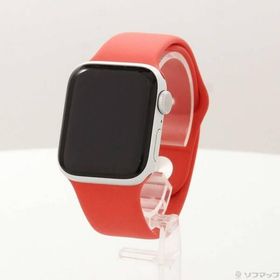 〔中古〕Apple(アップル) Apple Watch Series 6 GPS 40mm シルバーアルミニウムケース レッドスポーツバンド〔352-ud〕