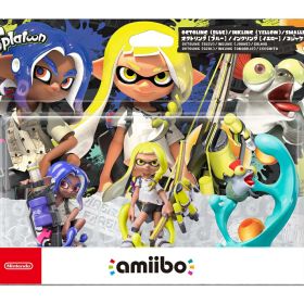 amiibo トリプルセット[インクリング【イエロー】／オクトリング【ブルー】／コジャケ]（スプラトゥーンシリーズ）