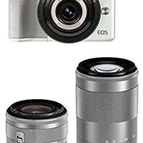 【中古】 Canon キャノン ミラーレス一眼カメラ EOS M3 (ホワイト) ・クリエイティブマクロ トリプルレンズキット EF-M28mm F3.5 IS STM EF-M15-45mm F3.5-6.3 IS STM
