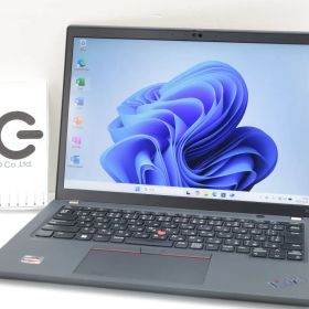 ✨美品✨13.3型 Lenovo ThinkPad X13 Gen2 (Ryzen5 Pro 5650U 6コア/12スレッド/8GB/NVMe SSD256GB) カメラ ノートパソコン Windows11 16463