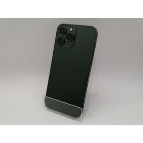 【中古】Apple 国内版 【SIMフリー】 iPhone 13 Pro Max 256GB アルパイングリーン MNCV3J/A【札幌南2条】保証期間１週間【ランクC】