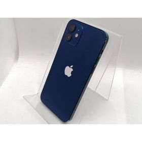 【中古】Apple docomo 【SIMロック解除済み】 iPhone 12 256GB ブルー MGJ33J/A【津田沼】保証期間１ヶ月【ランクC】