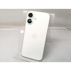 【中古】Apple 国内版 【SIMフリー】 iPhone 16 128GB ホワイト MYDR3J/A【仙台駅東口】保証期間１ヶ月【ランクA】