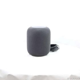 〔中古〕Apple(アップル) HomePod 第1世代 MQHW2J／A スペースグレイ〔344-ud〕