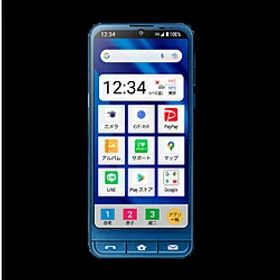 【中古ほぼ新品・本体のみ】シンプルスマホ6 A201SH 64GB SoftBank インディゴブルー 【日曜日以外即日発送】【送料無料】