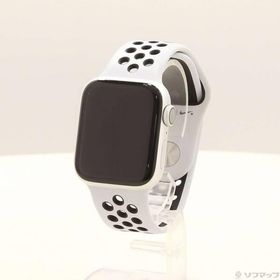 〔中古〕Apple(アップル) Apple Watch Series 4 Nike+ GPS 40mm シルバーアルミニウムケース ピュアプラチナム／ブラックNikeスポーツバンド〔247-ud〕