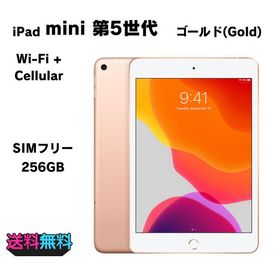 SIMフリー Apple iPad mini 第5世代 256GB ゴールド 液晶傷 訳あり