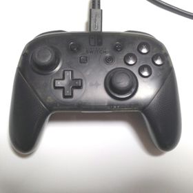 ニンテンドースイッチ(Nintendo Switch)のスイッチ プロコン nintendo 任天堂 ニンテンドー ジャンク ケーブル付(家庭用ゲーム機本体)