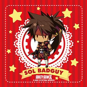 GUILTY GEAR Xrd-SIGN- デフォルメマイクロファイバータオルコレクション01 ソル=バッドガイ