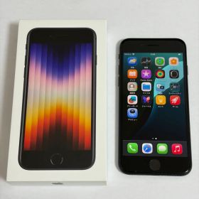 iPhone SE3 64GB ミッドナイト SIMフリー バッテリー84%