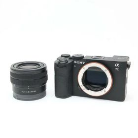 【中古】 《良品》 SONY α7C II ズームレンズキット ILCE-7CM2L B ブラック【ビューファインダーユニットファインダーカバーSDスロット部品交換/3群レンズ交換修理/各部点検済】 [ デジタルカメラ ]