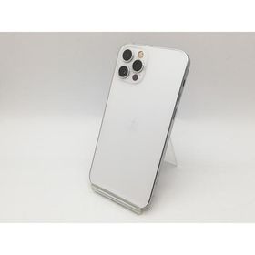 【中古】Apple docomo 【SIMロック解除済み】 iPhone 12 Pro 256GB シルバー MGMA3J/A【鹿児島中町】保証期間１週間【ランクC】