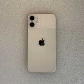 中古 【SIMロック解除済み】【docomo】Apple iPhone12 mini 5.4インチ 128GB (ホワイト) MGDM3J/A 155609 状態： Aランク