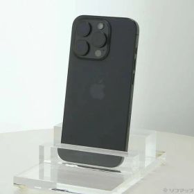 ソフマップ 〔中古品〕 iPhone15 Pro 128GB ブラックチタニウム MTU73J／A SIMフリー【262】