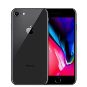 アップル(Apple)のiPhone8 128GB スペースグレイ SIMフリー 本体 スマホ iPhone 8 アイフォン アップル apple 【送料無料】 ip8mtm759(スマートフォン本体)