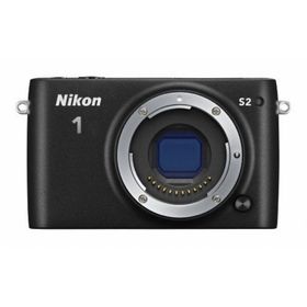 【中古】「非常に良い」Nikon ミラーレス一眼 Nikon1 S2 ボディー ブラック S2BK(ミラーレス一眼)