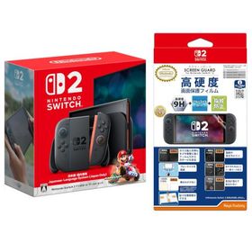 Switch2本体マリカセット＋スクリーンガード9H高硬度【新品】